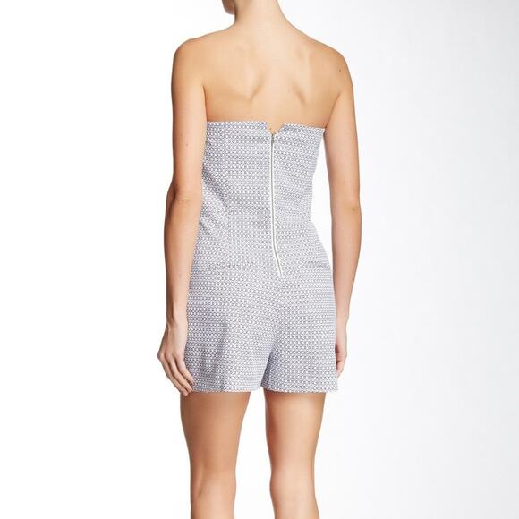 JOIE Geometric Print Strapless Play Romper - Picture 2 of 8